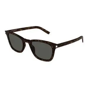 NEW SL716 SLIM 002 SAINT LAURENT SUNGLASSES SQUARE HAVANA WOMEN EYEWEAR Saint Laurent | Accessories | New Sl76 Slim 02 Saint Laurent  main image 3